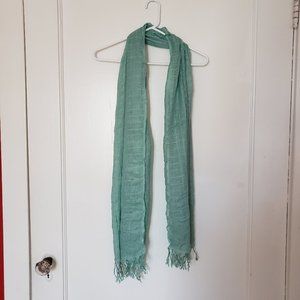 H&M Seafoam Green Sheer Lightweight Scarf Shawl Wrap